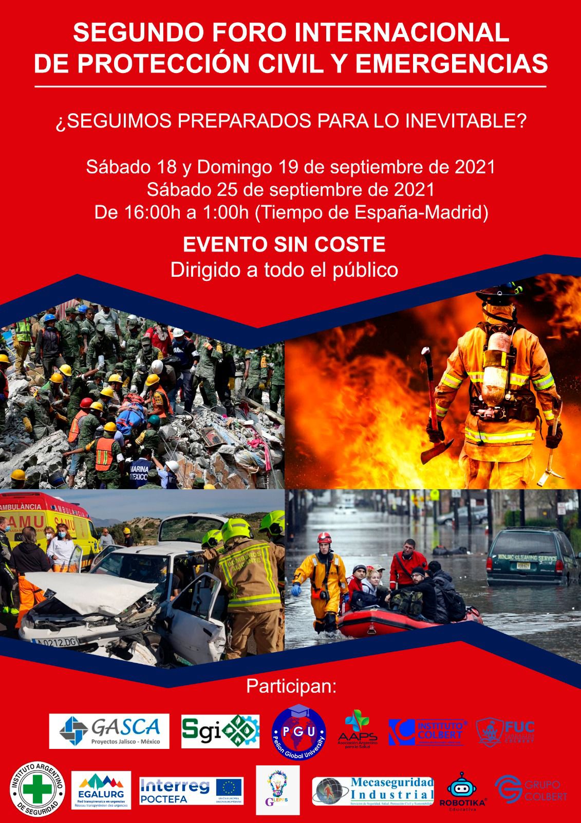 segundo foro internacional proteccion civil y emergencias